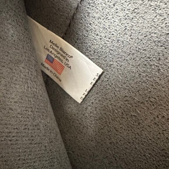 Melie Bianco Vegan Bag Felix Ring Handle in Pewter - Picture 5 of 8